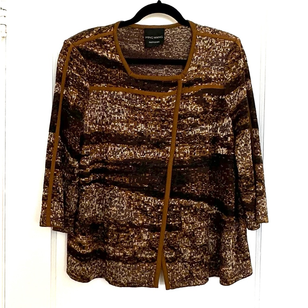 Gorgeous gold and brown sweater